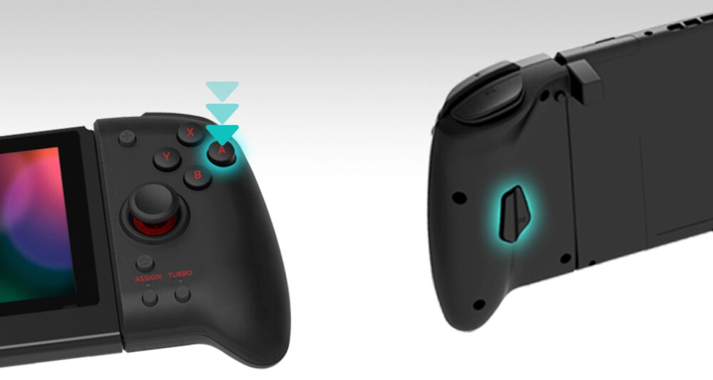 Kontroler HORI Split Pad Pro Sonic design gra zabawa wymiary licencja przyciski gry