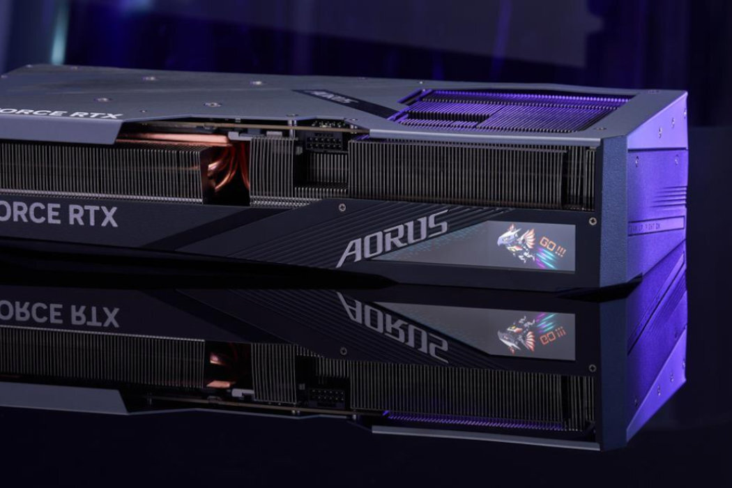 Karta graficzna GIGABYTE Aorus GeForce RTX 4090 Master 24GB DLSS 3 grafika projekt gra gaming wentylatory 3D chłodzenie radiator wydajność