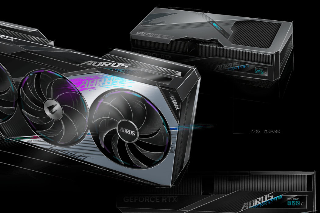 Karta graficzna GIGABYTE Aorus GeForce RTX 4090 Master 24GB DLSS 3 grafika projekt gra gaming wentylatory 3D chłodzenie radiator wydajność