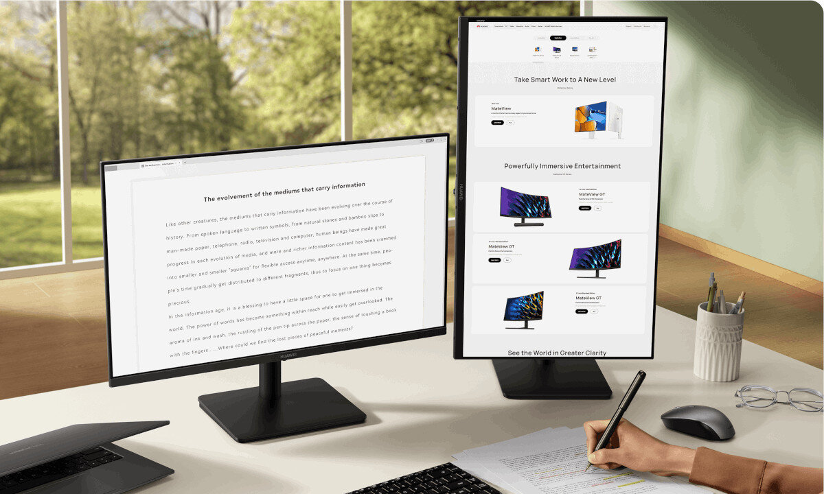 Monitor HUAWEI MateView SE idealny do biura oraz domu