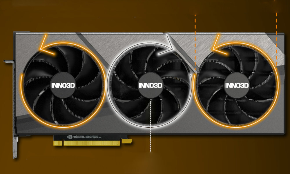 INNO3D X3 GeForce RTX 4090 OC 24GB radiator
