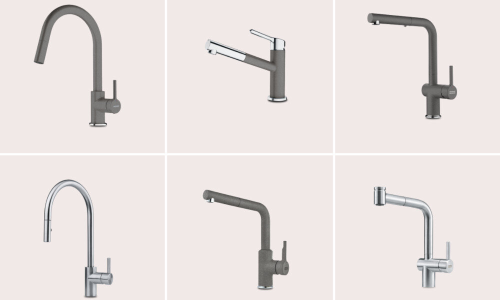 Zlewozmywak FRANKE Maris MRG 610-72 114.0661.770 Kamienny szary Dopasuj baterię kuchenną sześć rodzajów baterii kuchennych czarne srebrne klasyczne desgnerskie dopasowanie do potrzeb różne wersje kolorystyczne