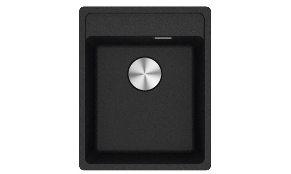 Zlewozmywak FRANKE Maris MRG 610-37 114.0661.776 Onyx widok na zlew z góry odporność na plamy trwałość kwarc fragranite wytrzymałość