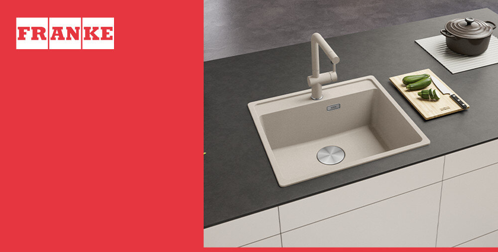 Zlewozmywak FRANKE Maris MRG 610-52 114.0661.765 orzechowy wygląd design tło prezentacja wizualizacja