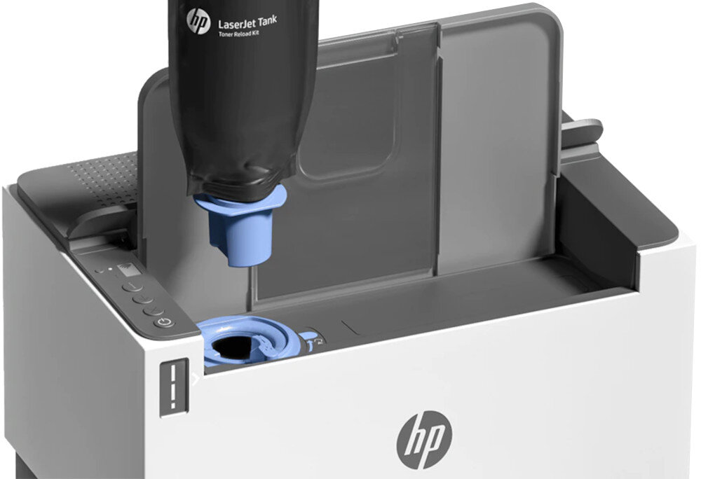 Drukarka HP LaserJet Tank 1504W zbiornik czujnik wydajność