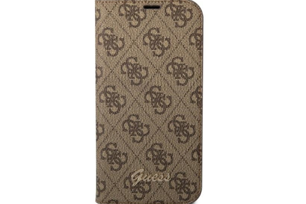 Etui GUESS 4G Vintage Gold Logo do Apple iPhone 14 Pro Max  luksus wytrzymałość marka elegancja styl wyrafinowanie