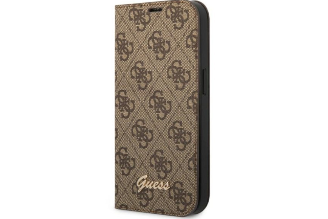 Etui GUESS 4G Vintage Gold Logo do Apple iPhone 14 Pro Max  luksus wytrzymałość marka elegancja styl wyrafinowanie