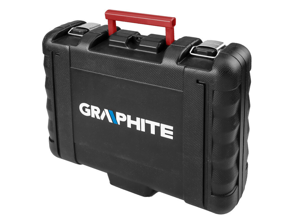 Wiertarko-wkrętarka GRAPHITE 58G793 walizka transportowa z mocnego i trwałego tworzywa sztucznego