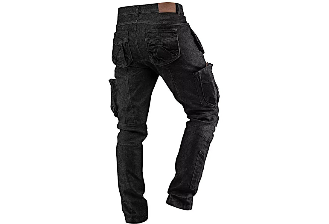 Spodnie robocze NEO Denim 81-233-L (rozmiar L) komfort noszenia projekt polscy technolodzy odzieży 98% bawełny 2% elastanu dopasowanie