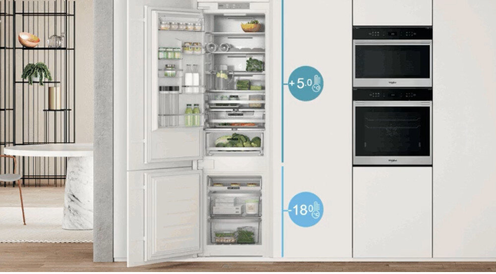 Lodówka WHIRLPOOL WHC20 T121 cicha praca ZenInverter
