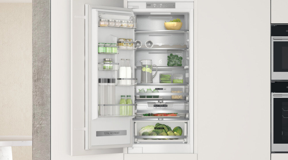 Lodówka WHIRLPOOL WHC20 T121 półka na drzwiach regulacja balkoniki