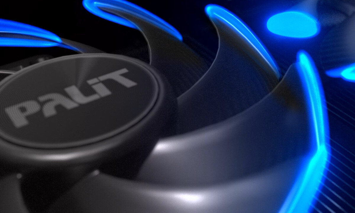 Karta graficzna PALIT GeForce RTX 4090 GameRock OC 24GB DLSS 3 chłodzenie wentylatory temperatura