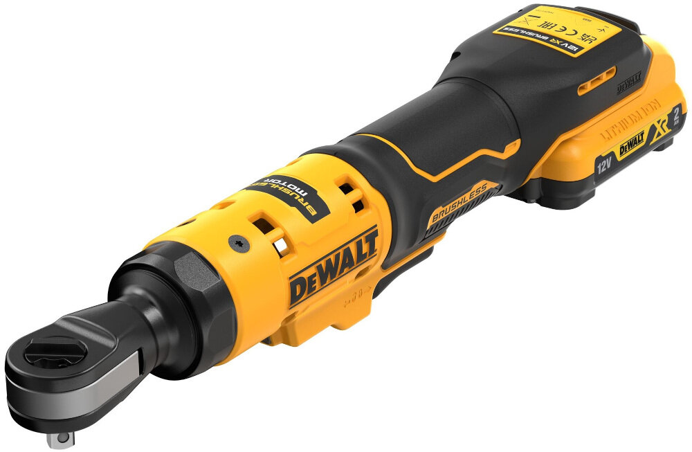 Grzechotka DEWALT DCF504D1-QW ergonomiczna konstrukcja uchwytu waga 0,75 kg nylonowa obudowa wypełniona włóknem szklanym