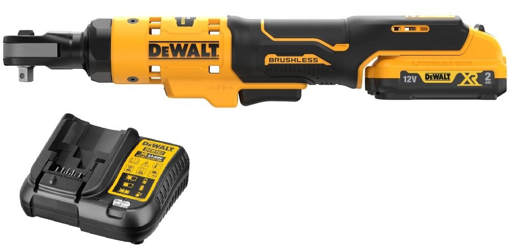 Grzechotka DEWALT DCF504D1-QW zestaw akumulator ladowarka torba dokumentacja
