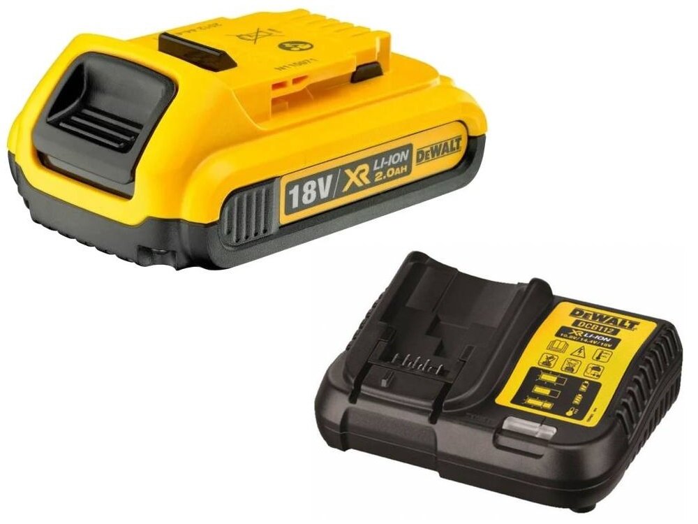 Klucz pneumatyczny DEWALT DCF513D1G-QW silnik bezszczotkowy akumulator Li-Ion pojemność 2,0 Ah maksymalna prędkość obrotowa do 250 obr/min moment obrotowy do 95 Nm ładowarka