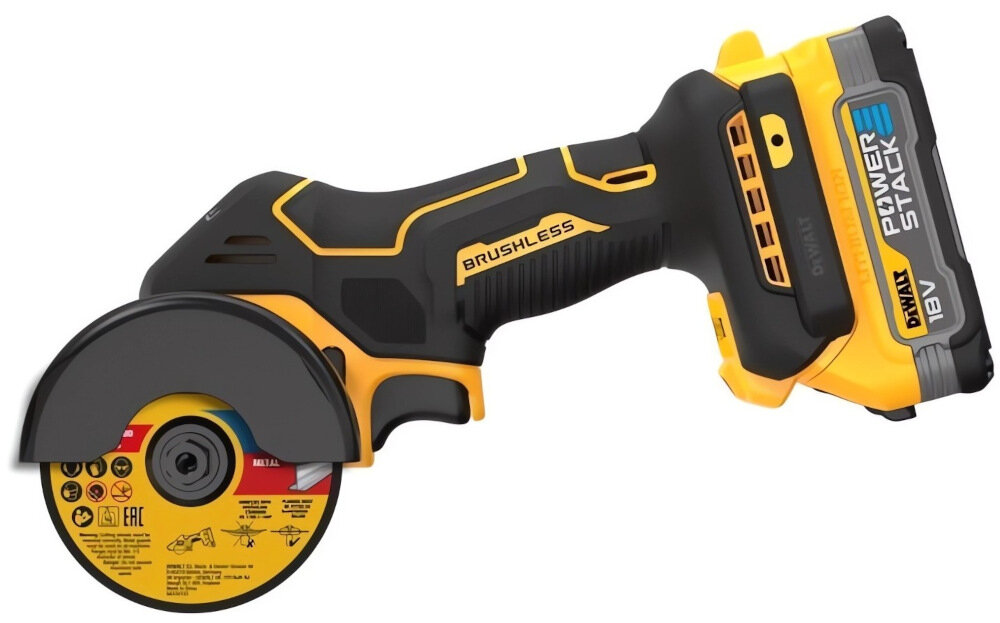 Pilarka tarczowa DEWALT DCS438E2T-QW silnik bezszczotkowy z pradem stalym z serii BLCD maksymalna predkosc obrotowa do 20000 obr/min niska podatnosc na awarie