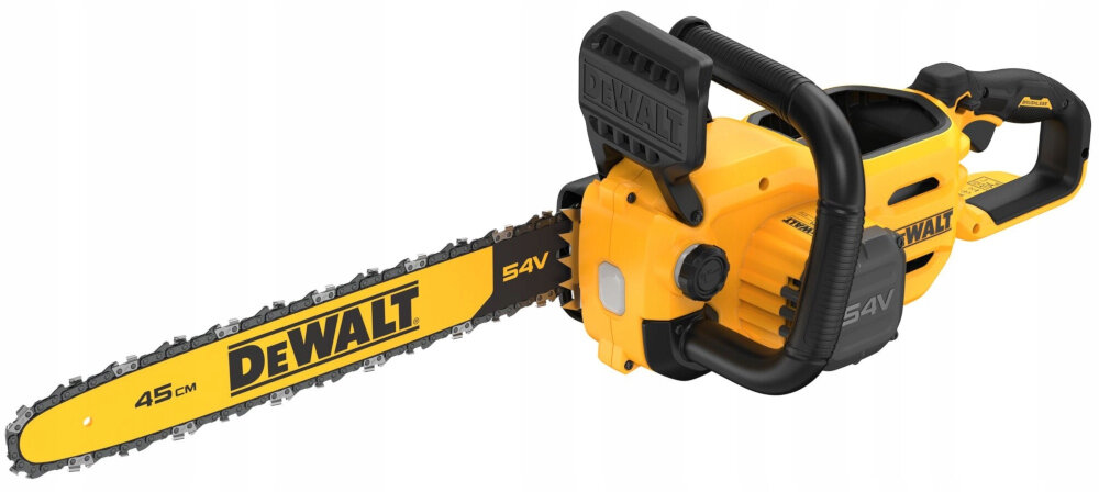 Piła akumulatorowa DEWALT DCMCS574X1 technologia automatycznego smarowania łańcucha żywotność znacząco wydłużona