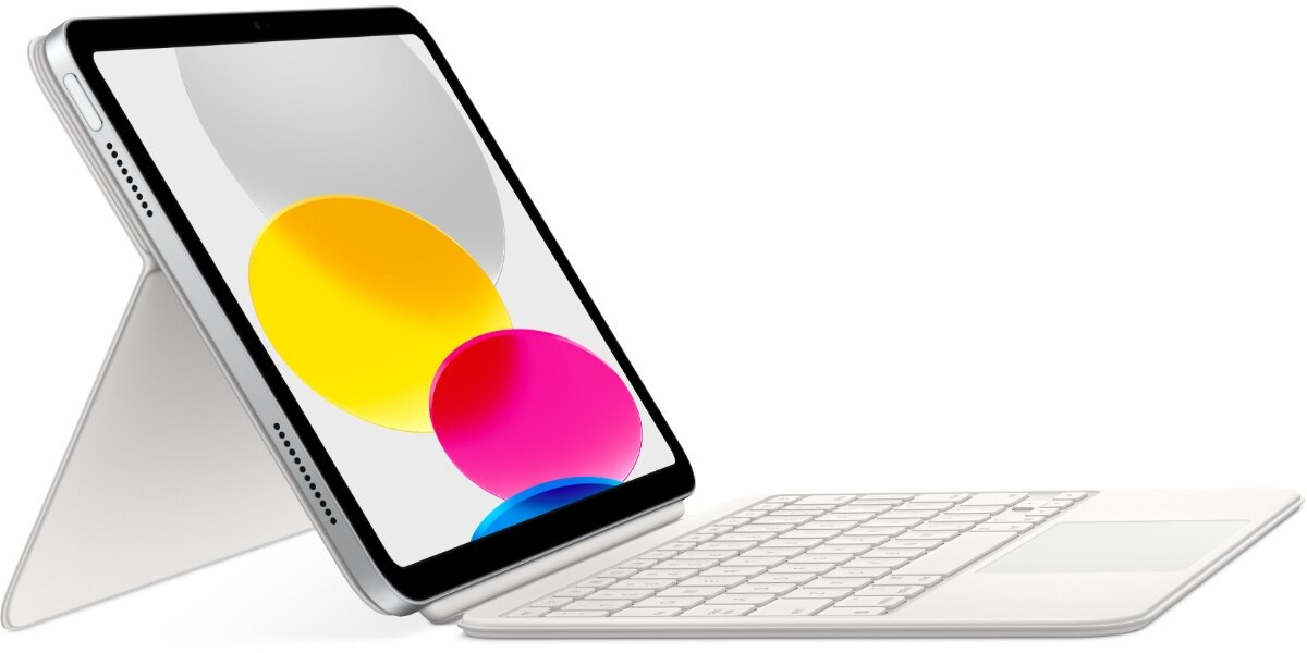 Etui na iPad APPLE Magic Keyboard Folio na białym tle.