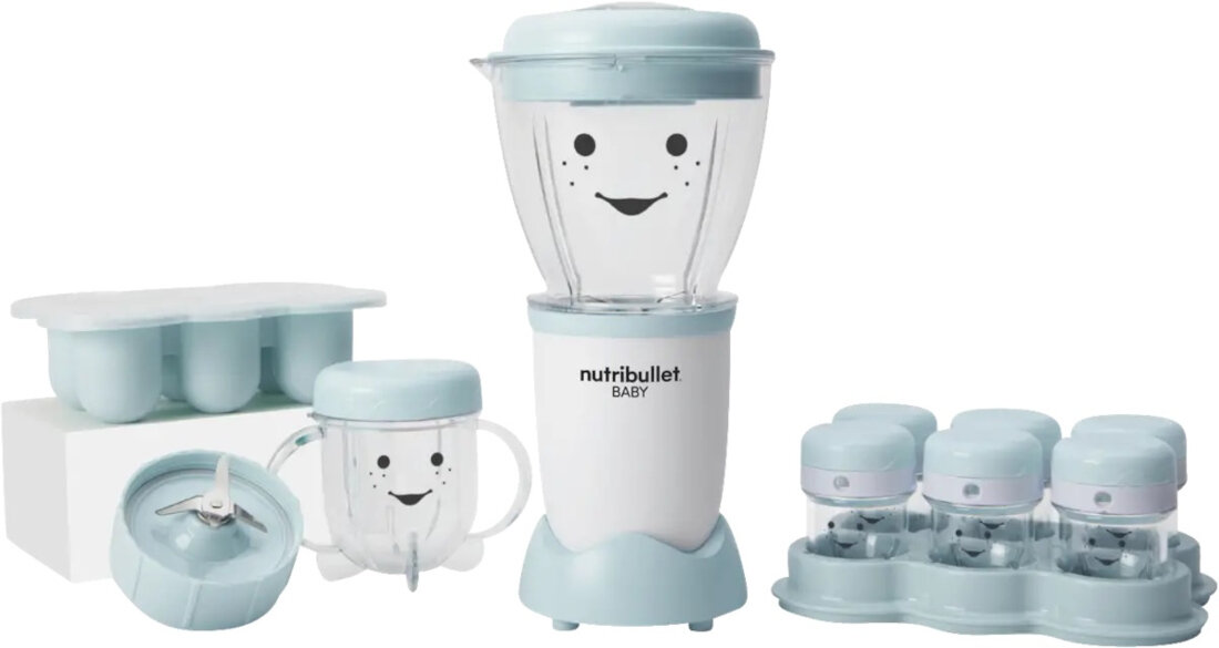 Blender kielichowy NUTRIBULLET NBY100 Baby akcesoria kubki do przechowywania