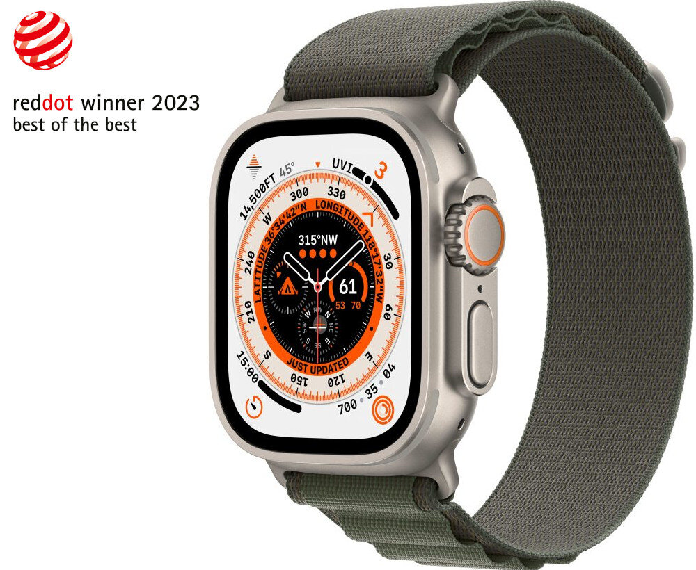 APPLE Watch Ultra GPS nagroda reddot