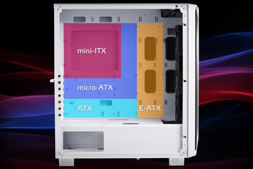 Obudowa XPG Cruiser ST Biały wielkość wymiary płyty główne formaty