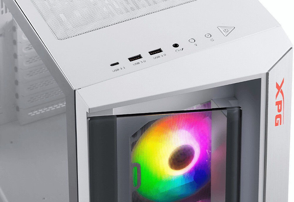 Obudowa XPG Cruiser ST Biały zastosowanie wygląd cechy funkcje rozwiązania