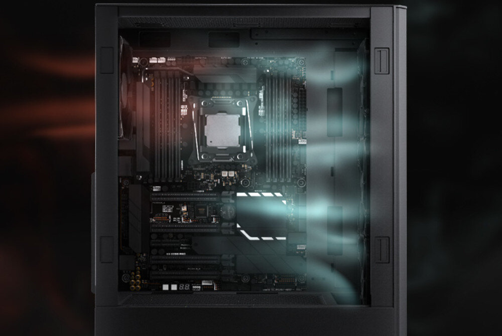 Obudowa XPG Valor Air MT Czarny chłodzenie wentylatory temperatura głośność konstrukcja