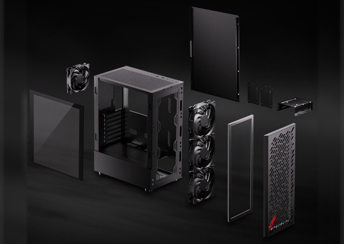 Obudowa XPG Valor Air MT Czarny zastosowanie cechy funkcjonalność styl