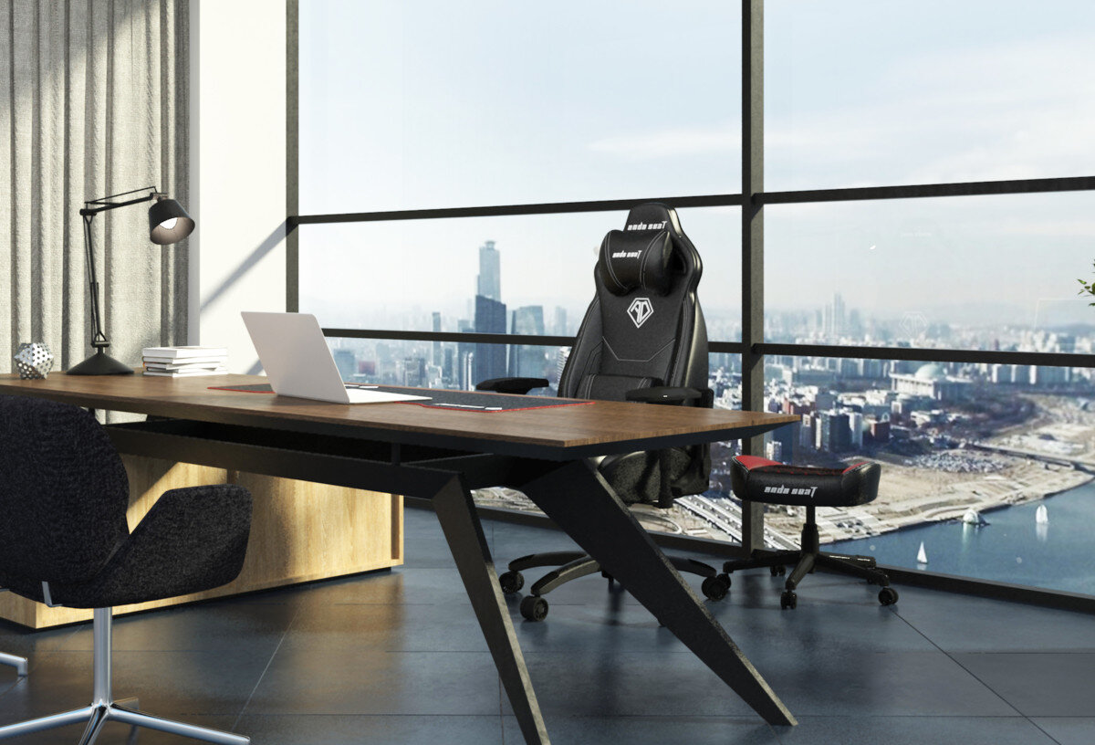 Fotel PLAION Anda Seat Throne Series Premium Czarny solidna konstrukcja