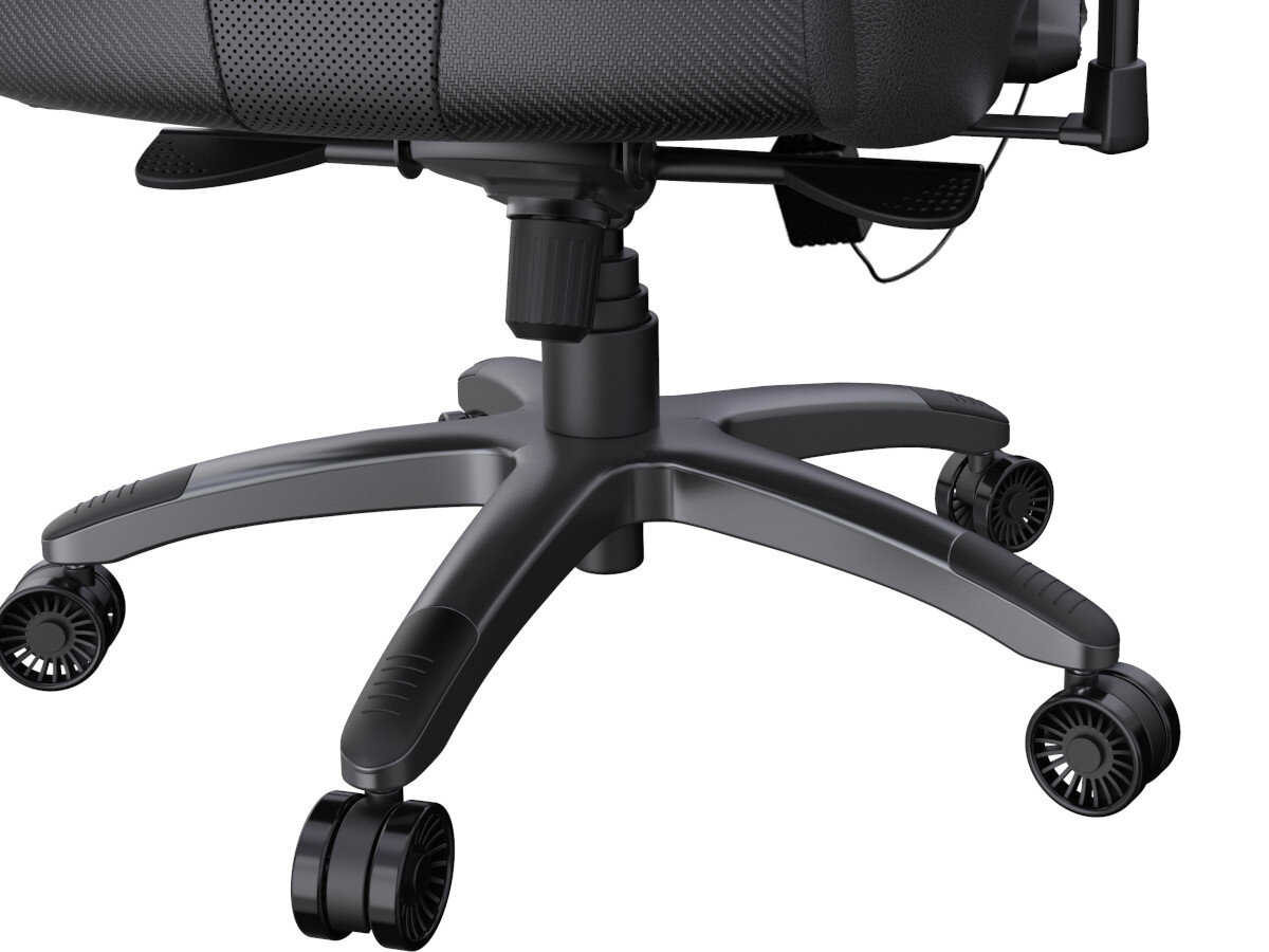 Fotel PLAION Anda Seat Throne Series Premium Czarny wytrzymaly podnosnik gazowy