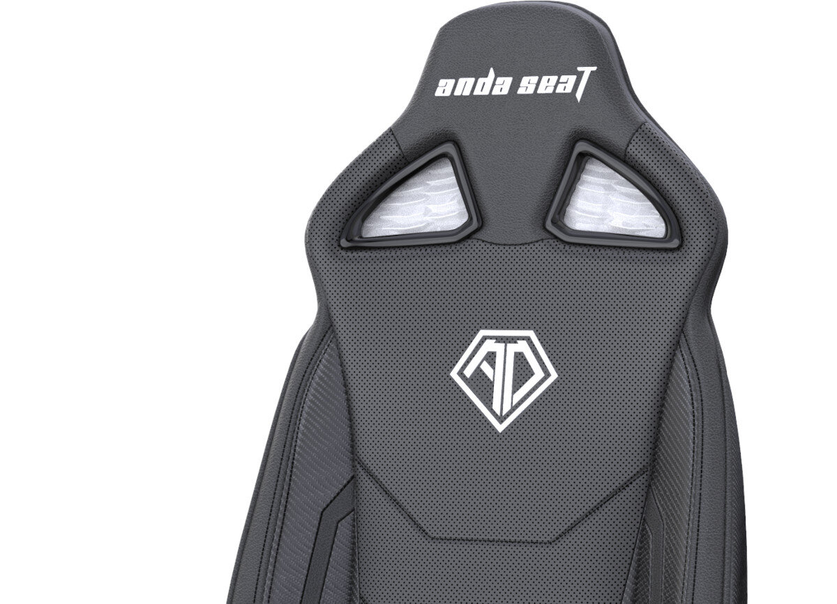 Fotel PLAION Anda Seat Throne Series Premium Czarny miekka skora PCV