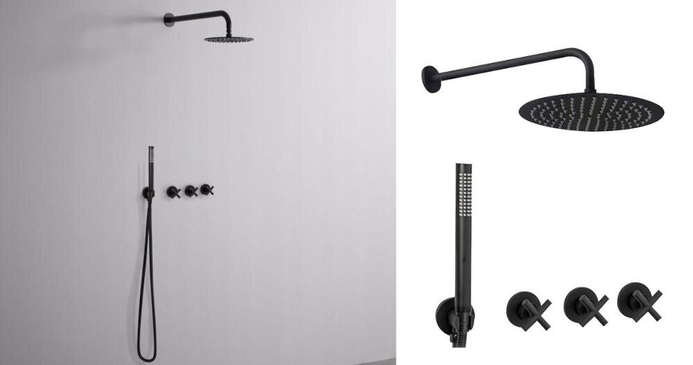 REA Exit P8000 zestaw prysznicowy deszczownica kształt łazienka deszczownica słuchawka wąż kąpiel sprzątanie