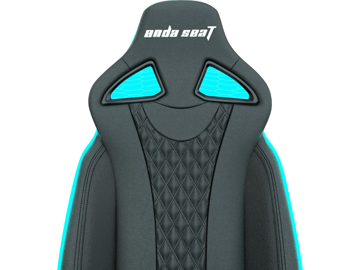 Fotel PLAION Anda Seat Throne Series Premium RGB Lighting Czarny efektowne oswietlenie RGB