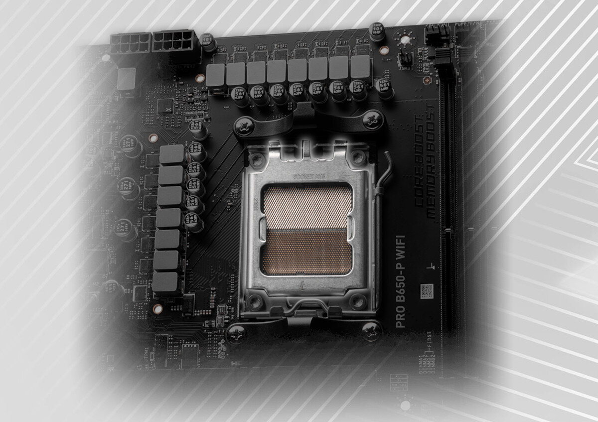 Płyta główna MSI Pro B650-P Wi-Fi kompatybilność pamięć pojemność
