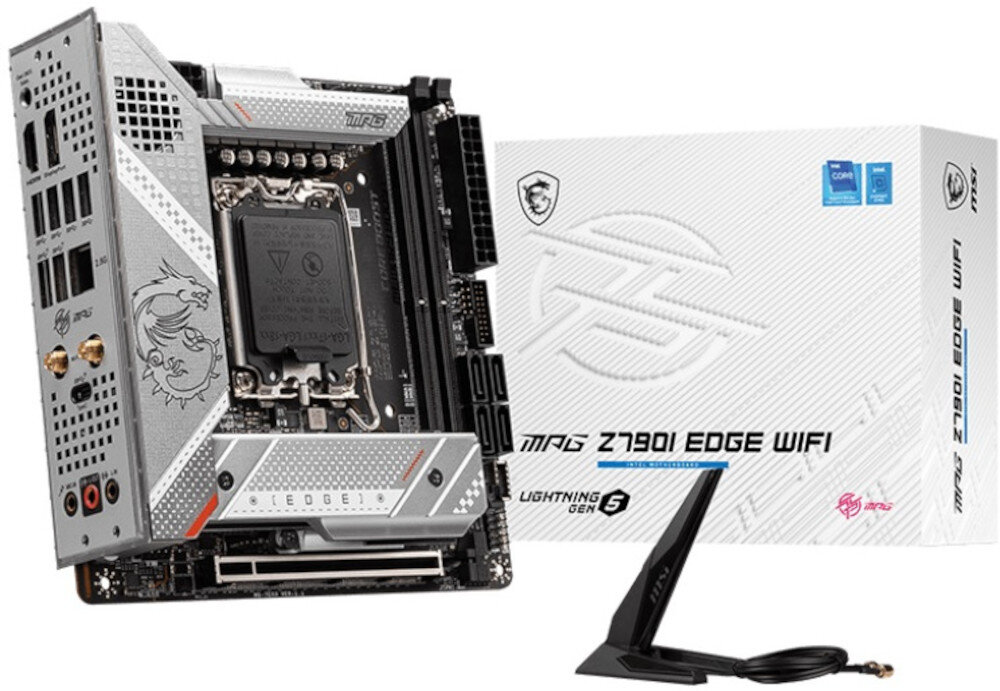 Płyta główna MSI MPG Z790I Edge Wi-Fi zestaw akcesoria