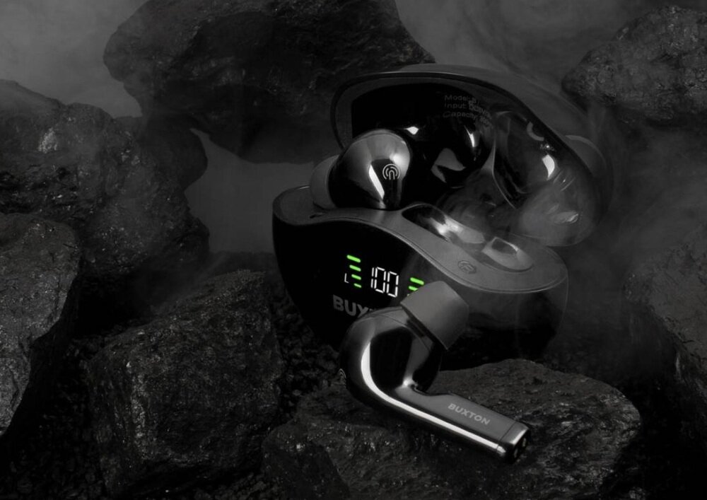 Słuchawki dokanałowe BUXTON BTW 5800 design komfort lekkość dźwięk jakość wrażenia słuchowe ergonomia lekkość sport aktywność podróże czas pracy działanie akumulator