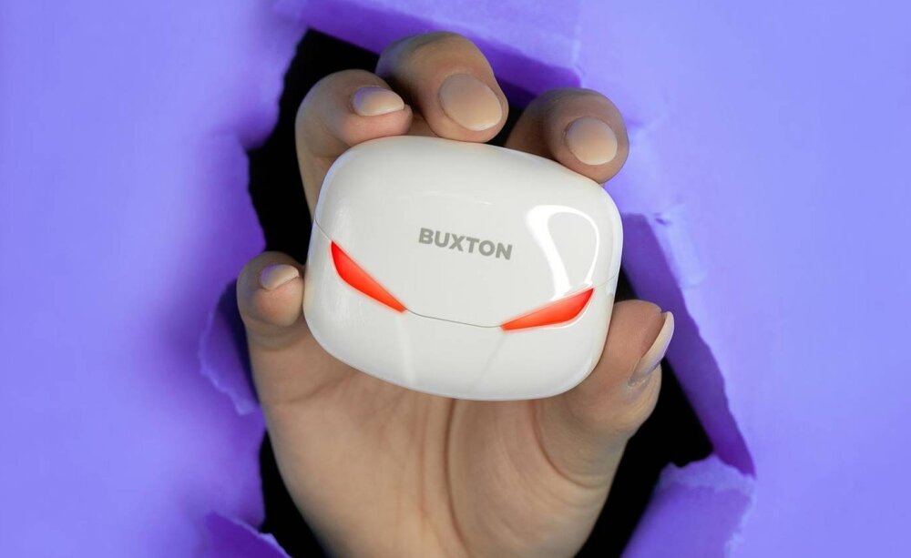 Słuchawki dokanałowe BUXTON BTW 6600 design komfort lekkość dźwięk jakość wrażenia słuchowe ergonomia lekkość sport aktywność podróże czas pracy działanie akumulator