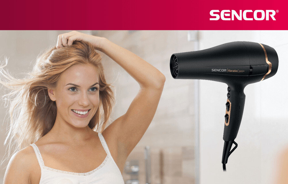 Suszarka SENCOR SHD 8275BK 2400W Stylizacja bez uszkodzeń wygląd design prezentacja wizualizacja