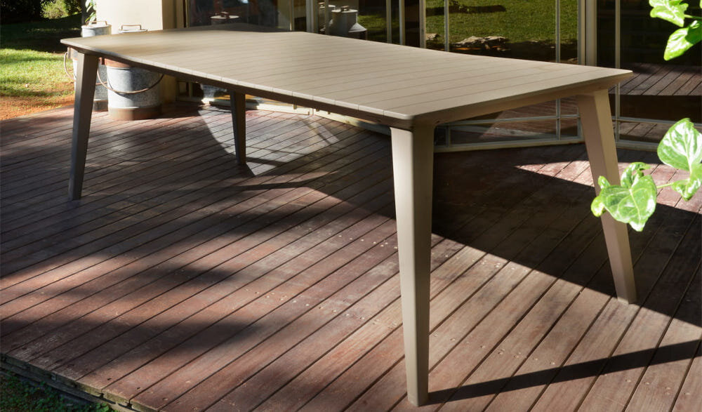 Stół ogrodowy KETER Lima 240 226562 Grafitowy wysoka odporność na skrajne warunki atmosferyczne