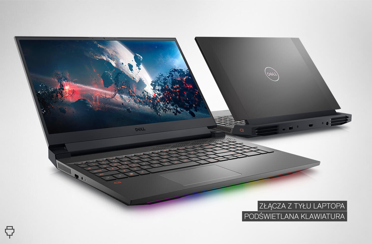 Laptop DELL G15 SE 5521 - Podświetlana klawiatura