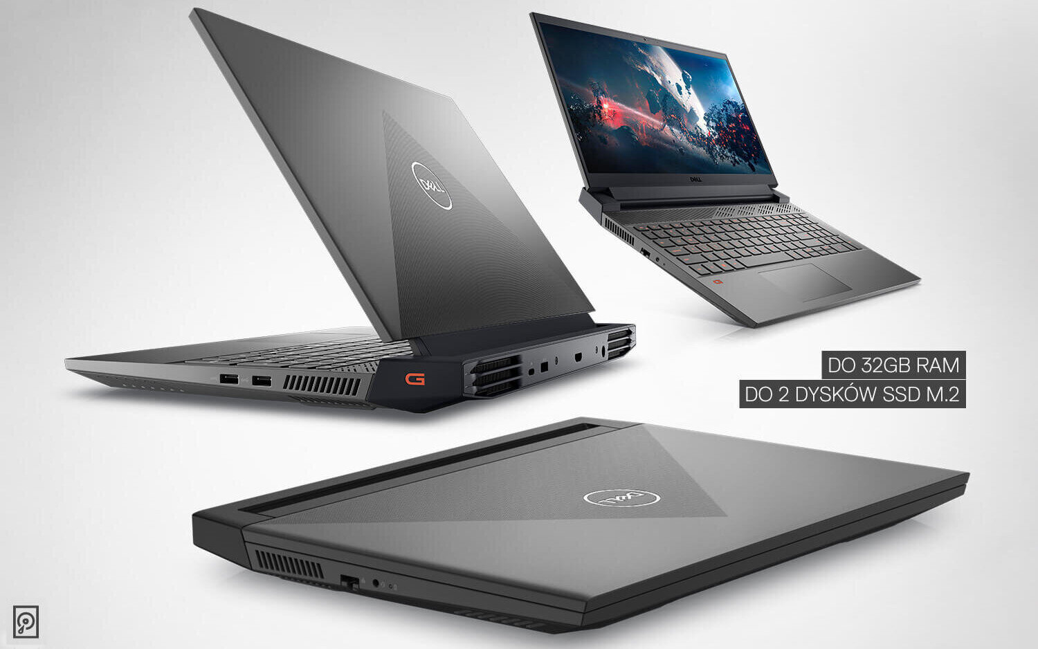 Laptop DELL G15 5520-9423 rozbudowa pamięć dyski możlwiości