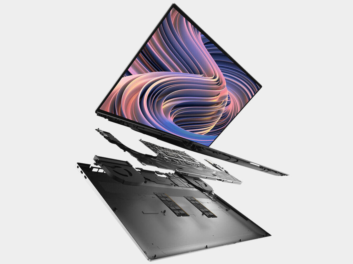 Laptop DELL XPS 9520-3707 podzespoły procesor karta graficzna chłodzenie wentylatory