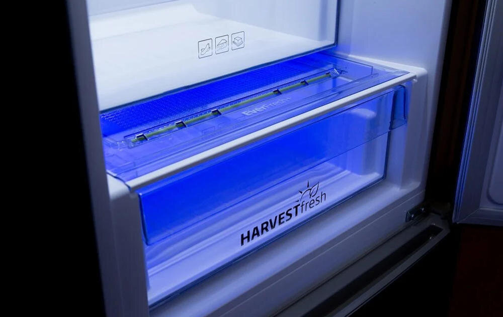 BEKO GN162330XBRN lodówka harvestfresh natura światło technologia kolory warzywa owoce świeżość szuflada słońce