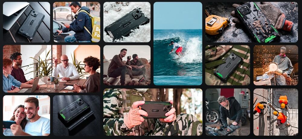 Smartfon OUKITEL WP20 Pro ekran bateria aparat procesor ram pamięć pojemność rozdzielczość zdjęcia filmy opis dane cechy blokady system łączność wifi bluetooth obudowa szkło odporność porty muzyka transfer sieć przekątna matryca waga czujniki oled amoled ips