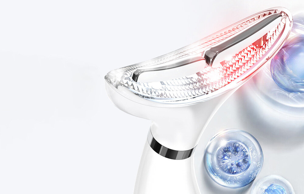 Masażer do twarzy i szyi ANLAN 09-AMJY21-02A wibracje ultradzwięki