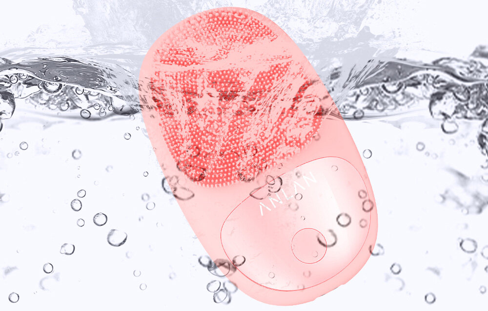 Szczoteczka soniczna do twarzy ANLAN 01-AJMY21-04A akumulator ładowanie