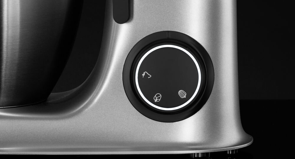 Robot kuchenny planetarny ZEEGMA Planeet Chef (2200W) Podświetlane diody zasilania funkcję praktyczną ułatwienie obsługi czytelnosć intuicyjność działania praktyczne funkcje przemyślana konstrukcja funkcjonalne rozwiązania potrzeby każdej kuchni