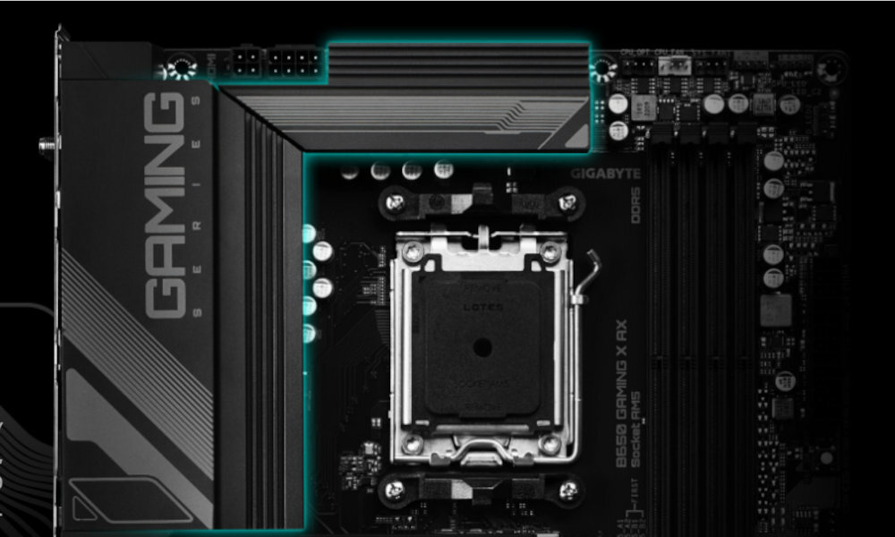 Płyta główna GIGABYTE B650 Gaming X AX - chlodzenie