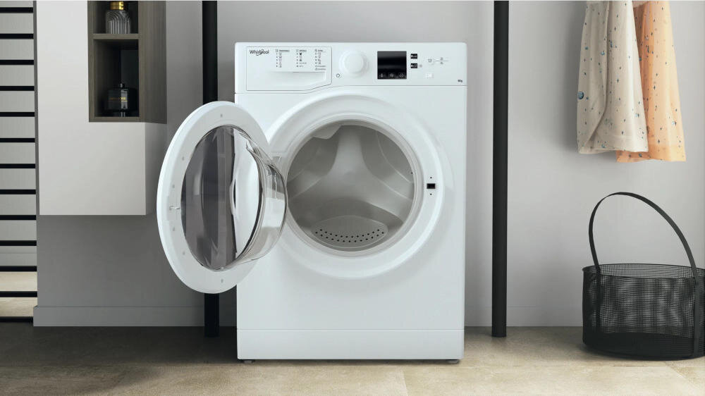 WHIRLPOOL WRBSS 6215 W EU pralka dom czystość programy wąskie wymiary