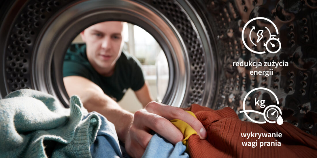 Pralka SHARP ES-NFH814CWA-PL 8 kg 1400 obr A System EcoLogic oszczednosc